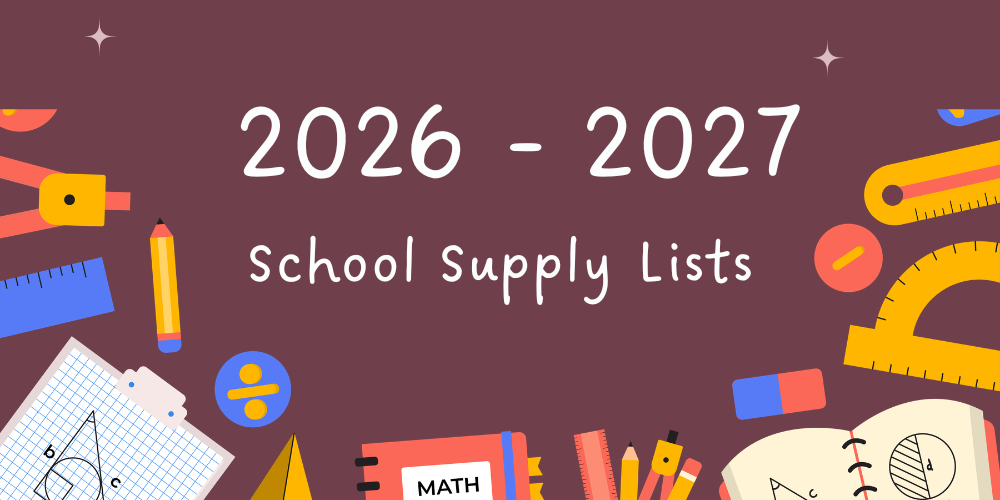 2026-27 Back to School Supplies