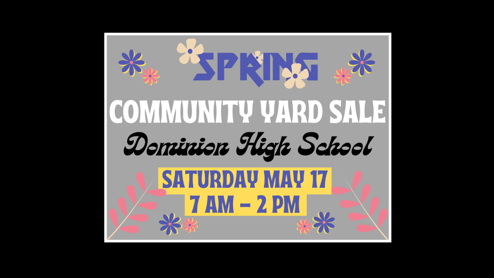 Spring Yard Sale Saturday May 17