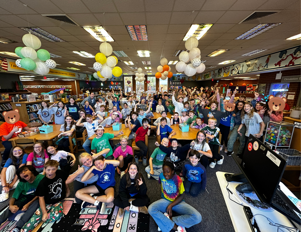 The entire fifth grade waiting to learn about Diwali from Mrs. Shah.