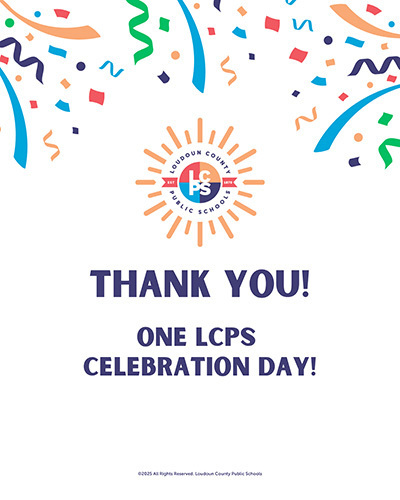 Thank You! ONE LCPS CELEBRATION DAY!