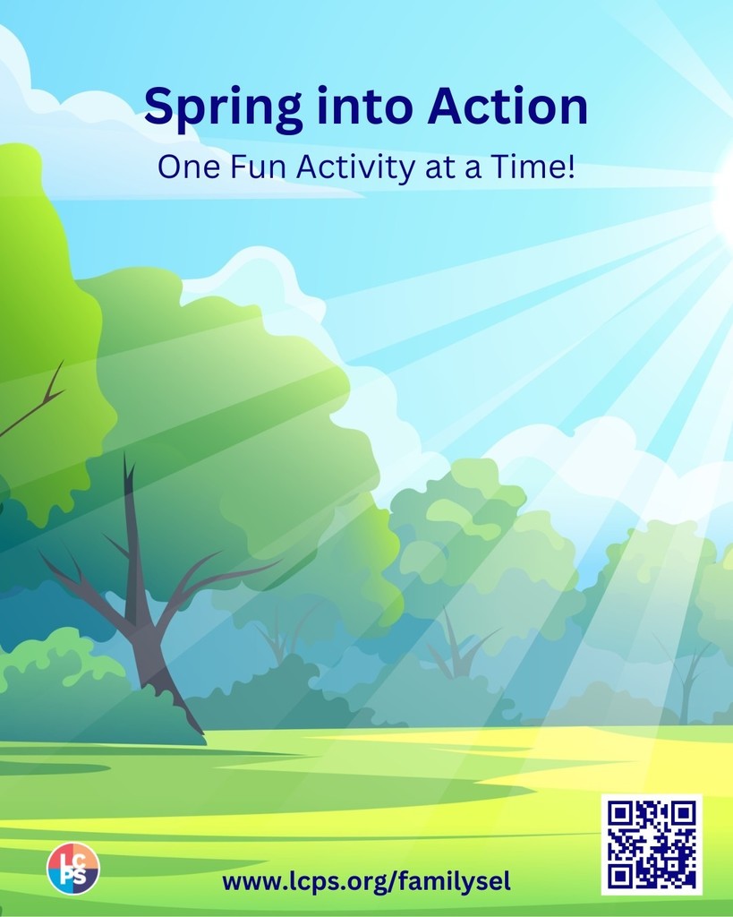 Bright spring landscape with sun rays shining over green trees and grass, promoting fun family activities.