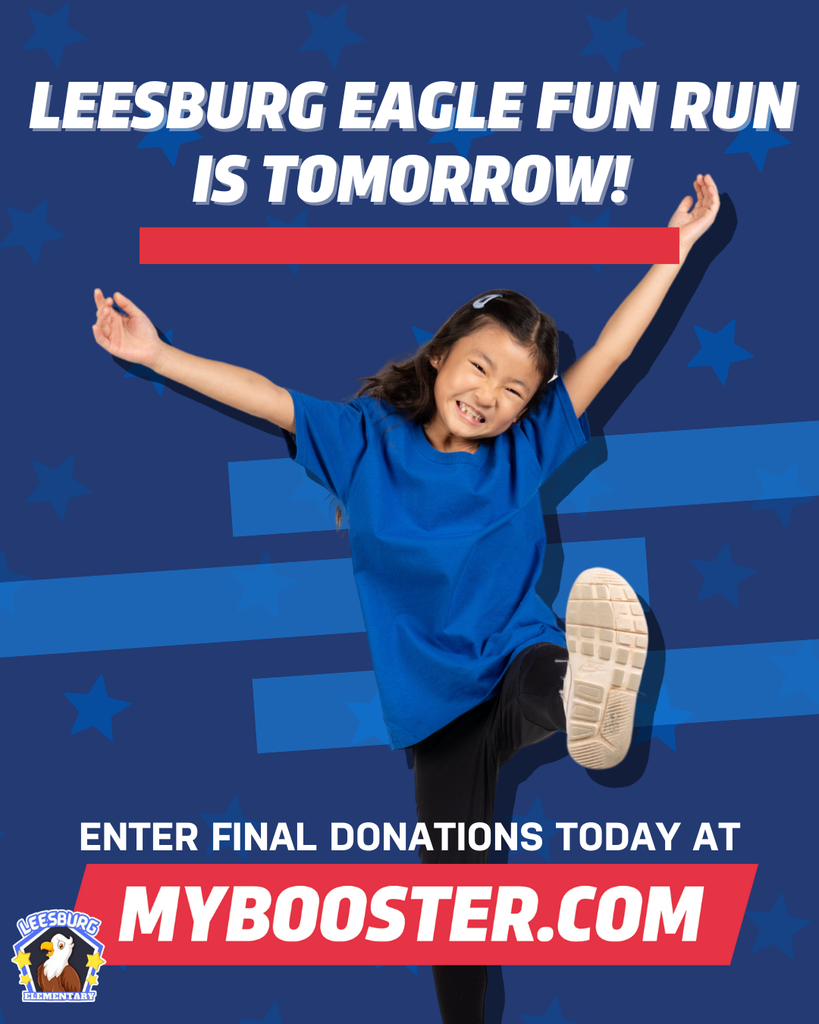 Leesburg Eagle Fun Run is Tomorrow!
