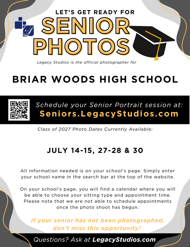 Flyer for Summer Senior Photos, Info in Article