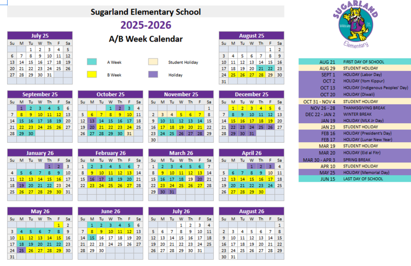 AB Calendar 2025-2026