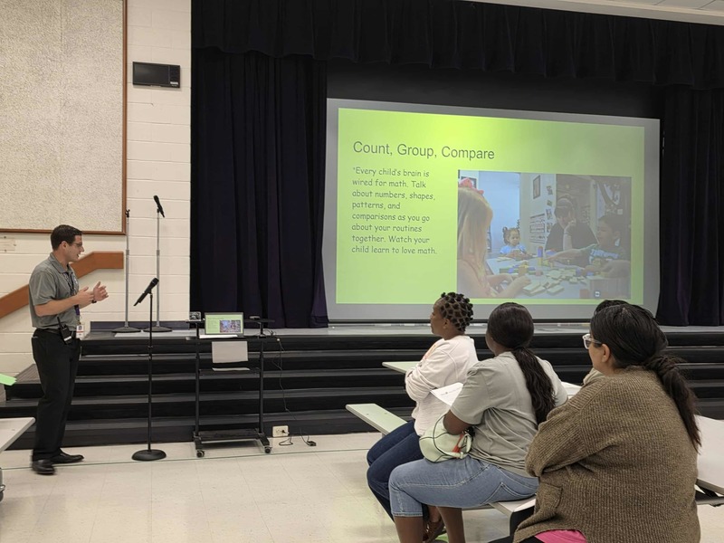 Dr. Mihalik talking to parents
