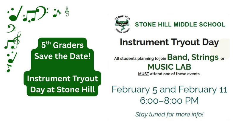 Stone Hill Middle School Instrument Tryouts