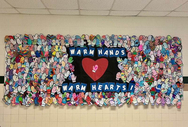 Warm Hands Warm Hearts Bulletin Board
