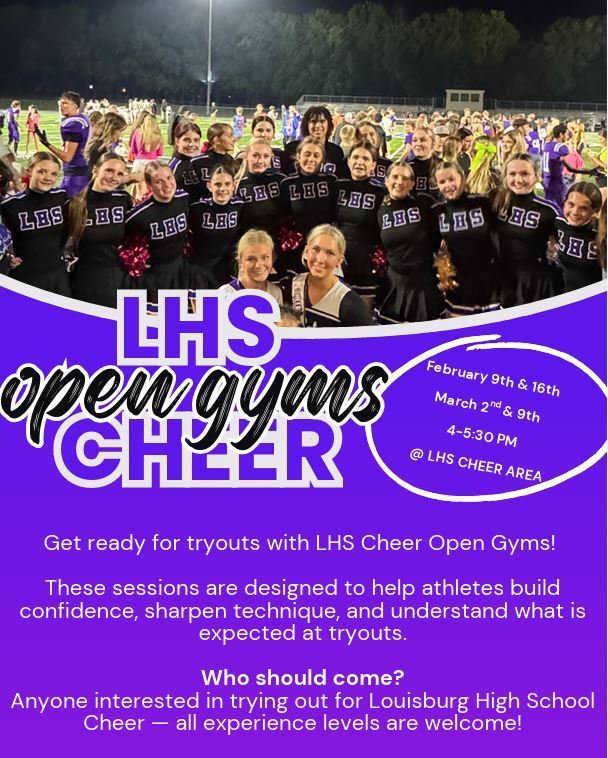 LHS Cheer Open Gyms