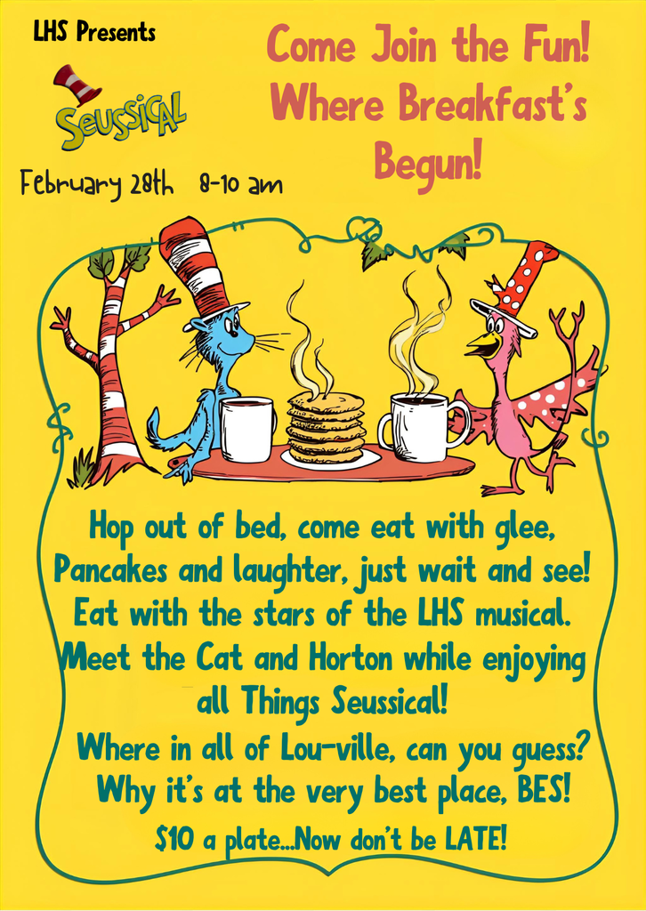 LHS Presents Seusical Breakfast