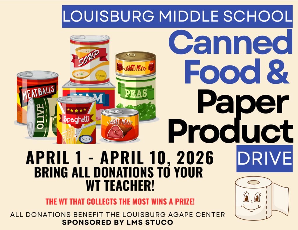 Canned Food and Paper Product Drive