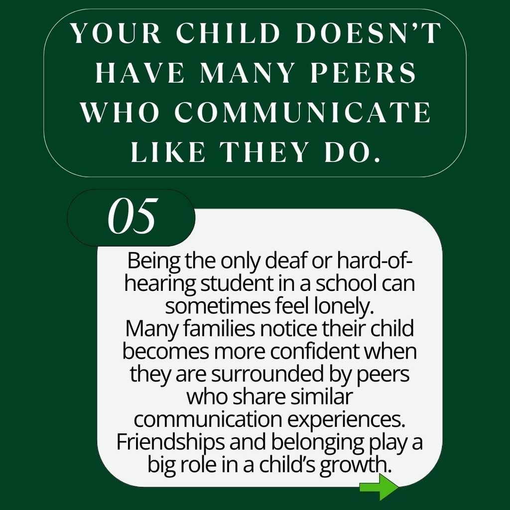 6 Image about communication challenges faced by deaf or hard-of-hearing students, highlighting the importance of peer connections