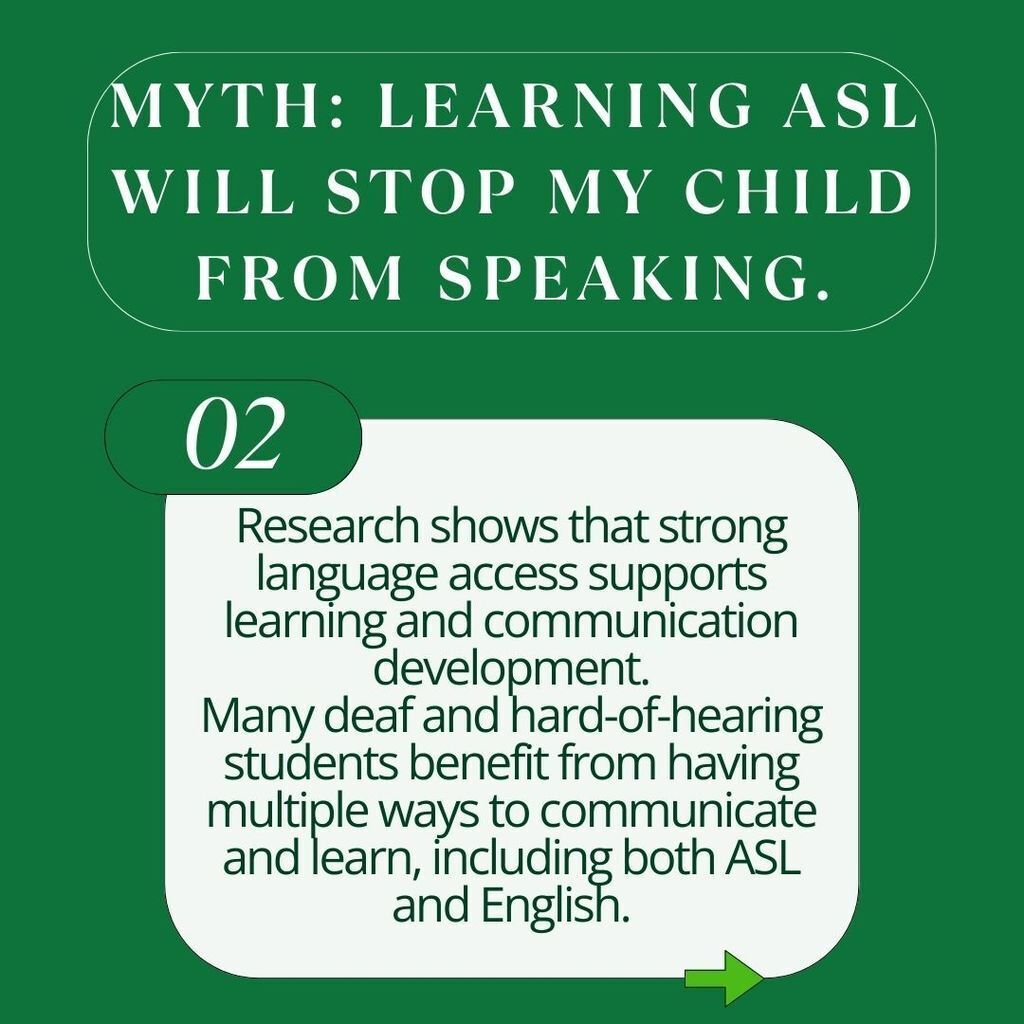 3 Myth Learning ASL will stop my child from speaking