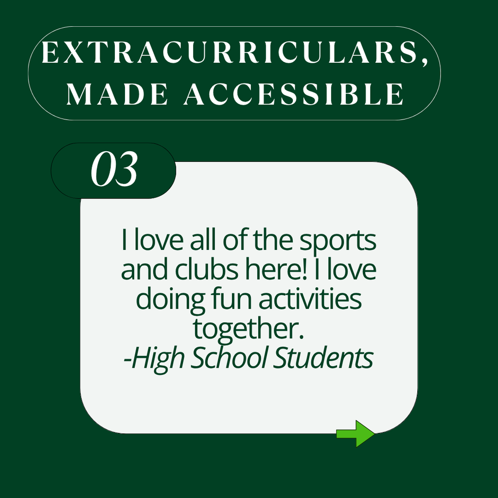 Extracurriculars, made accessible