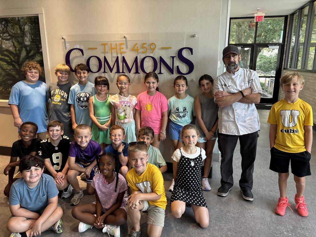 Cooking Camp kids with chef