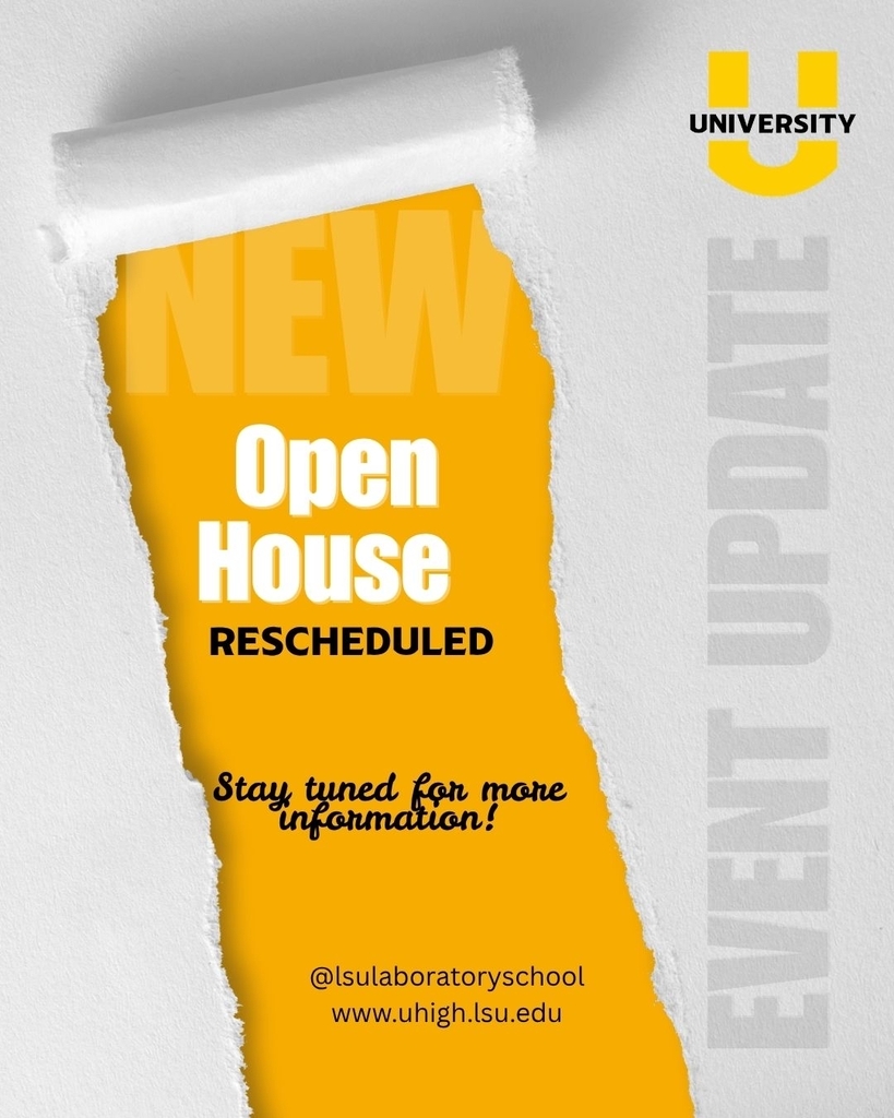 event cancellation graphic for open house