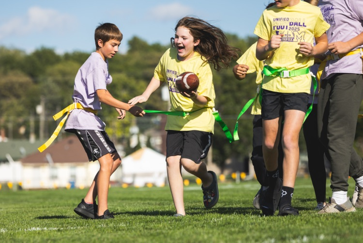 flag football vs Milford