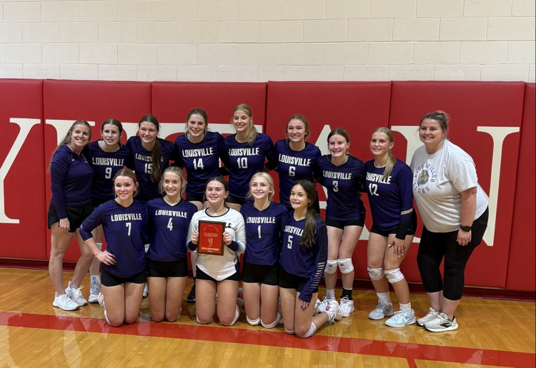 JV volleyball tournament champs