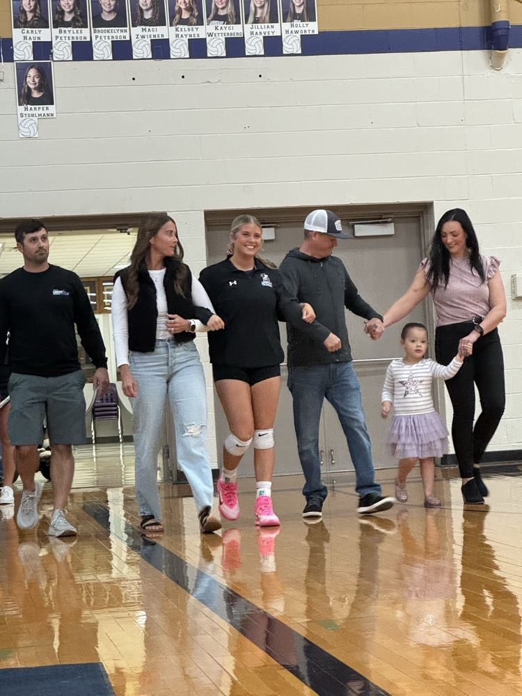 VB senior night vs Cornerstone