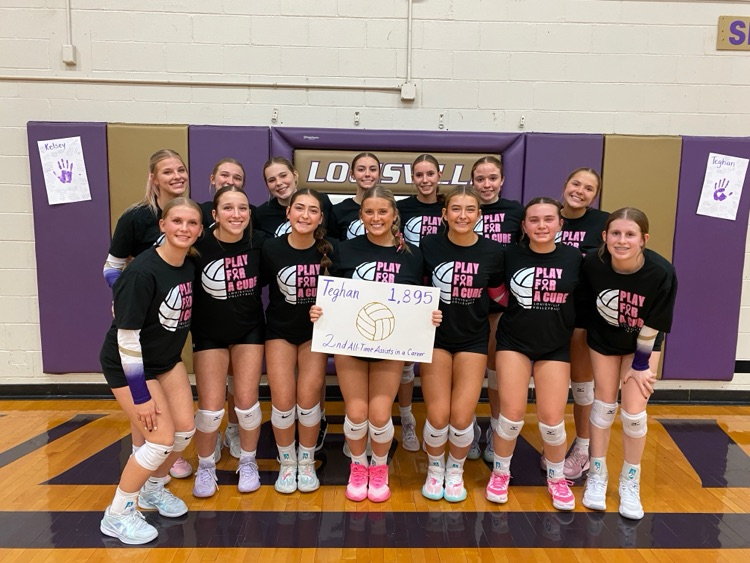 Teghan volleyball record holder