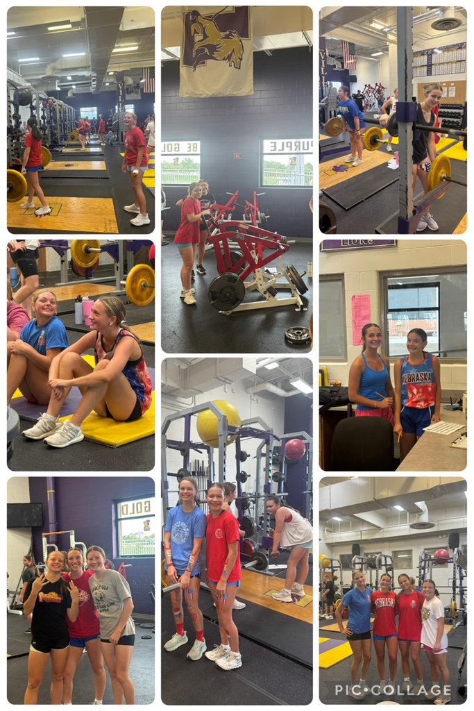 red white and blue themed lifting day