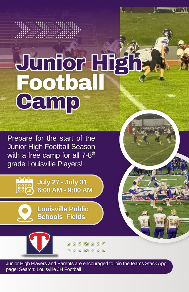 Junior High Football Camp flier