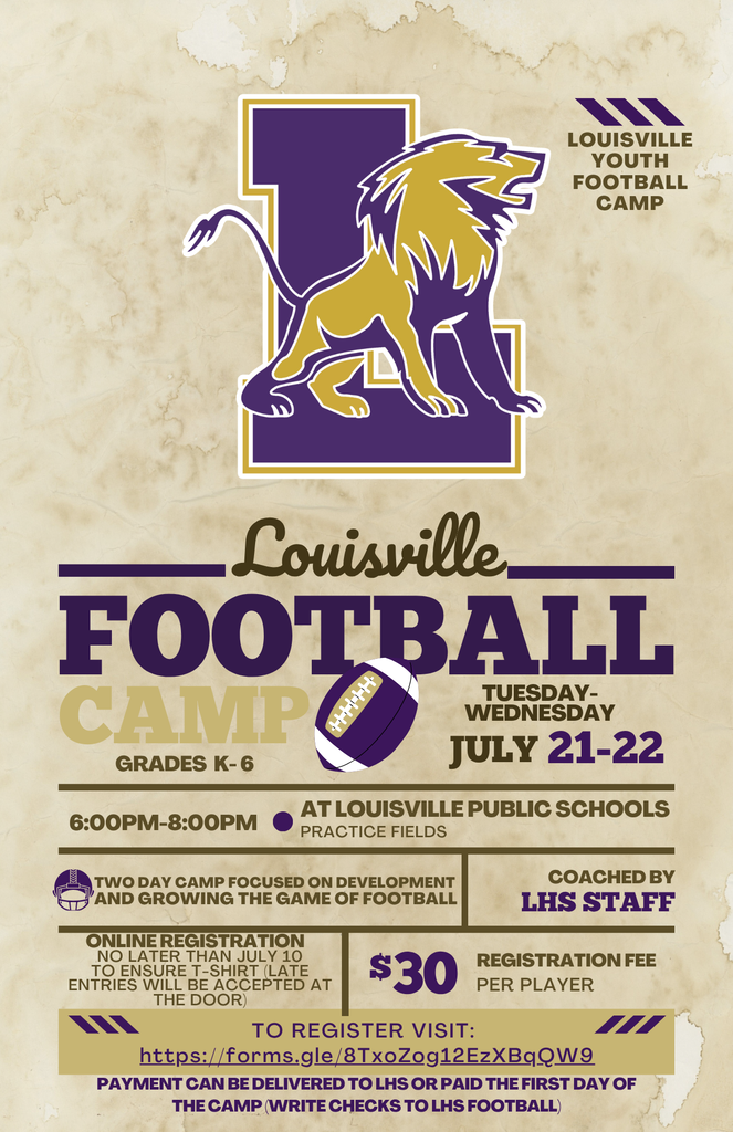 Youth Football Camp flier