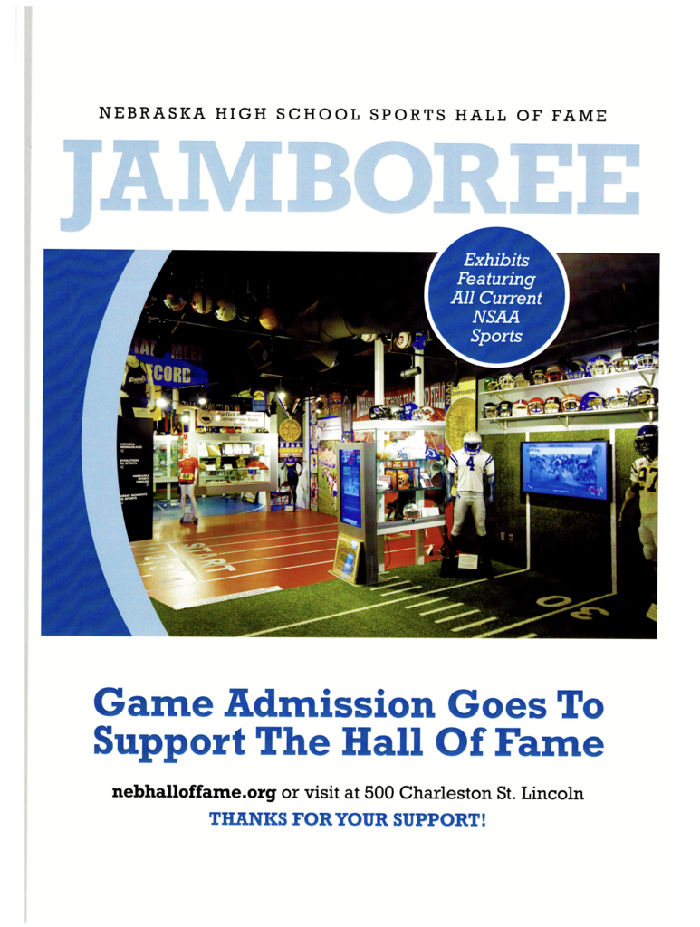 Nebraska High School Sports Hall of Fame poster