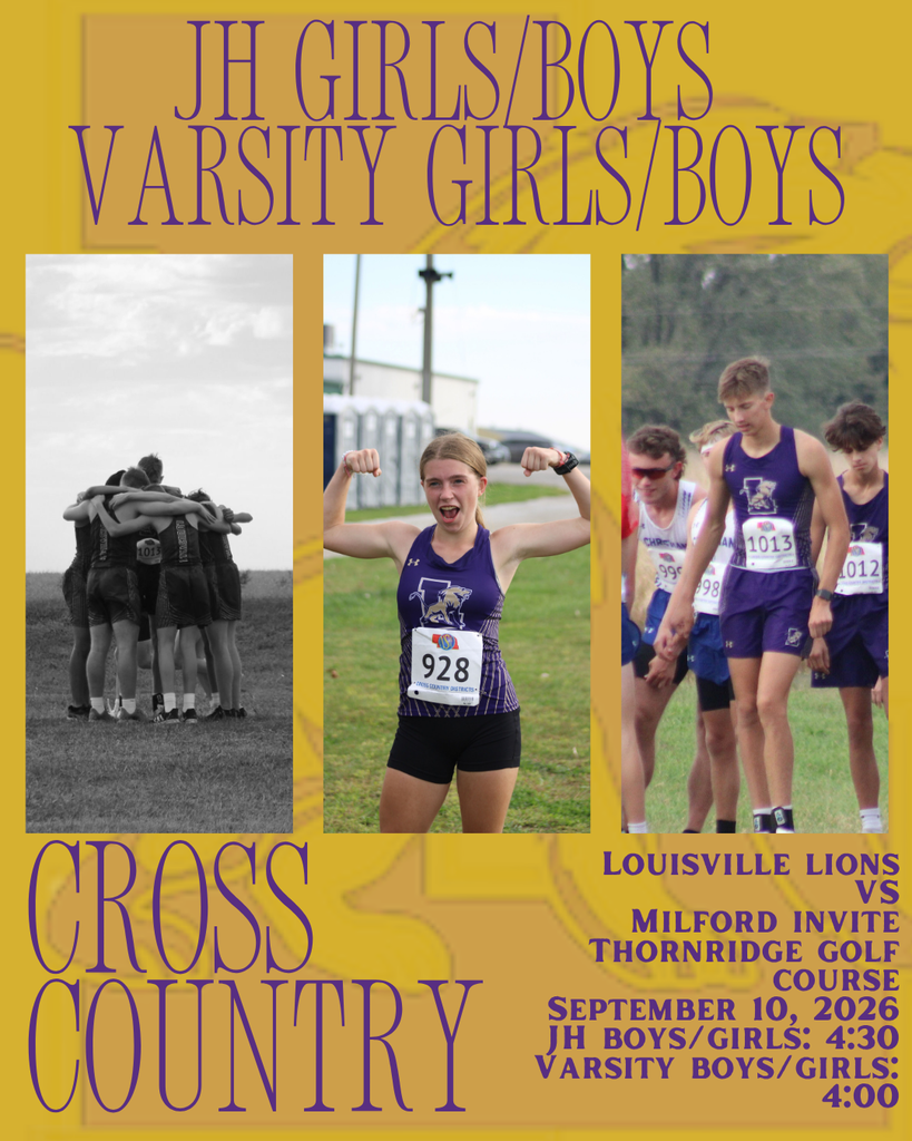Cross Country meet Louisville vs Milford Invite