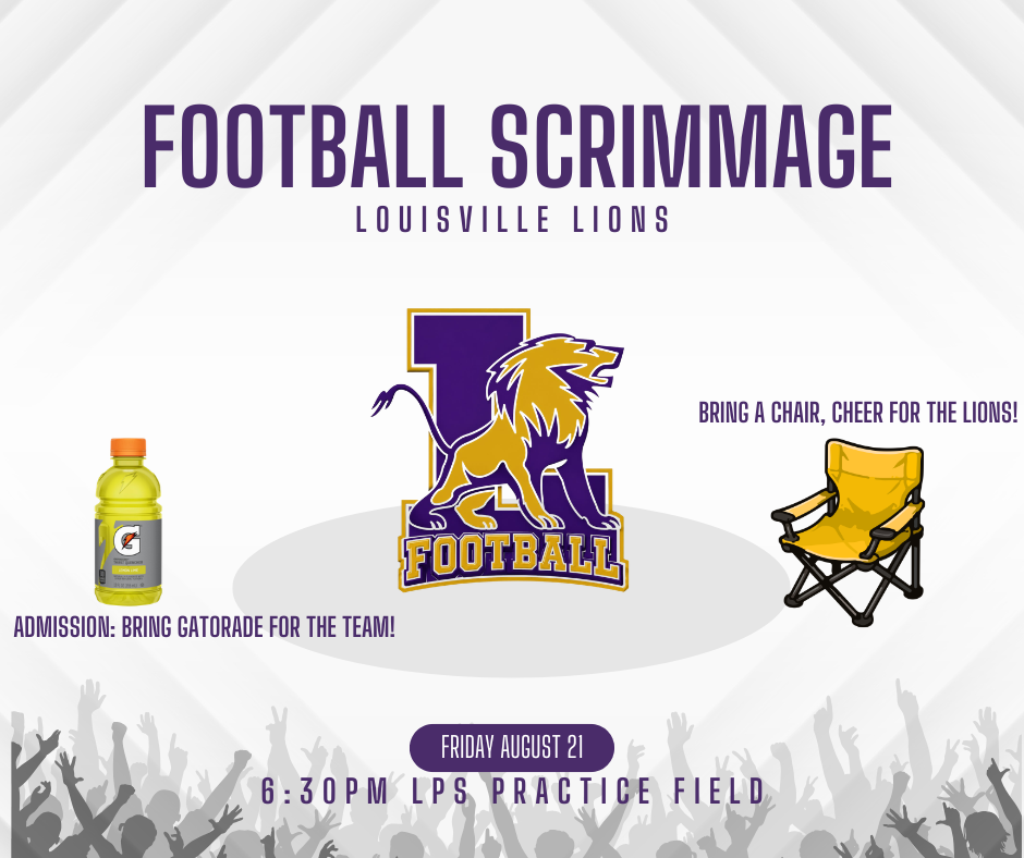 Football Scrimmage flier