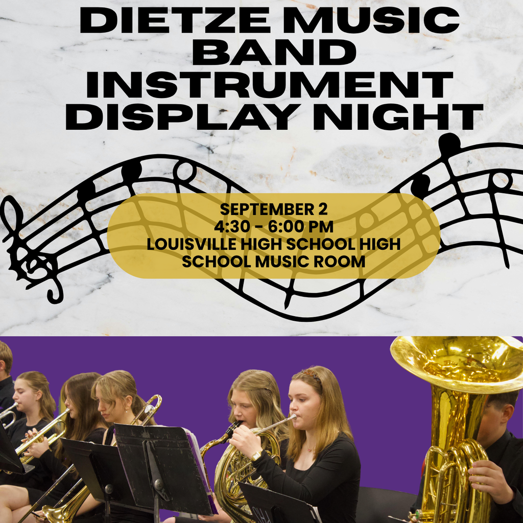 Dietze Music Band Instrument Display Night at 4:30 PM on September 2