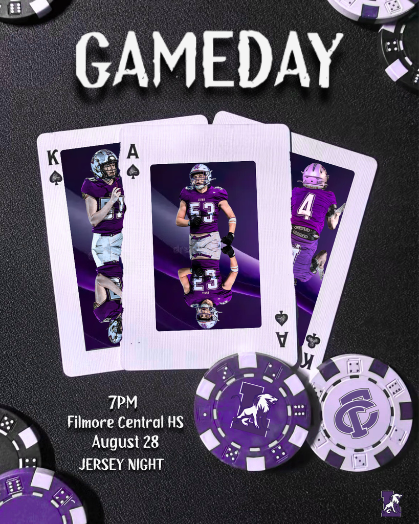 GAMEDAY vs Fillmore Central. @7PM