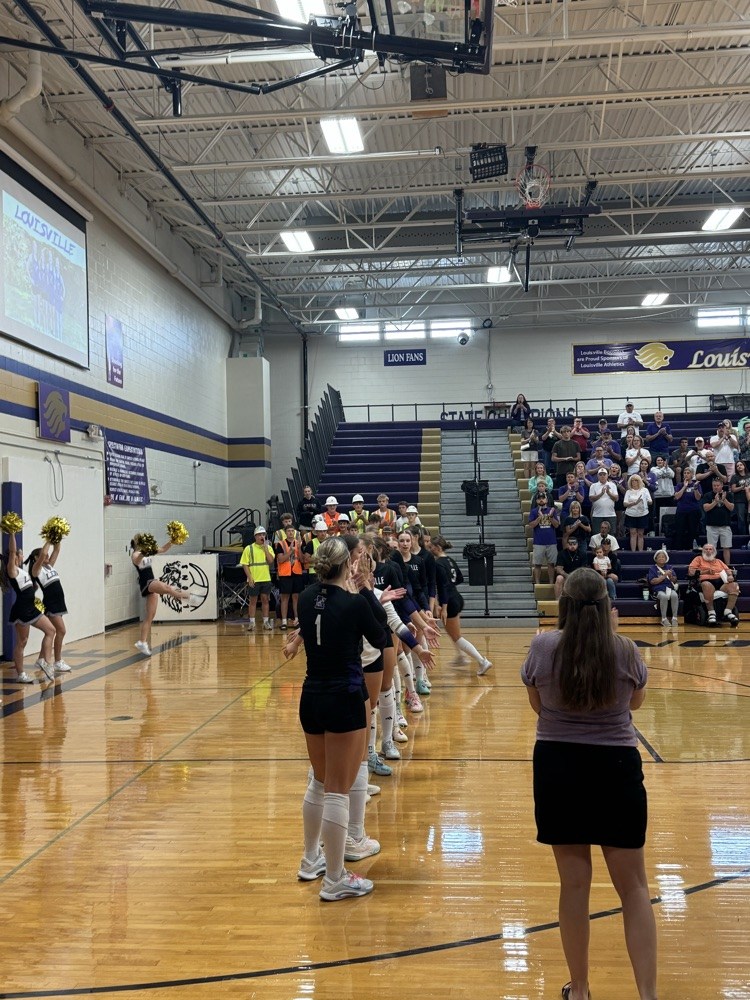 volleyball game versus Falls City