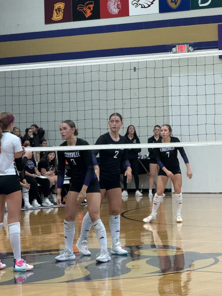 volleyball game versus Falls City