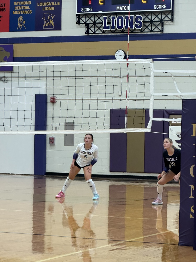 volleyball game versus Falls City