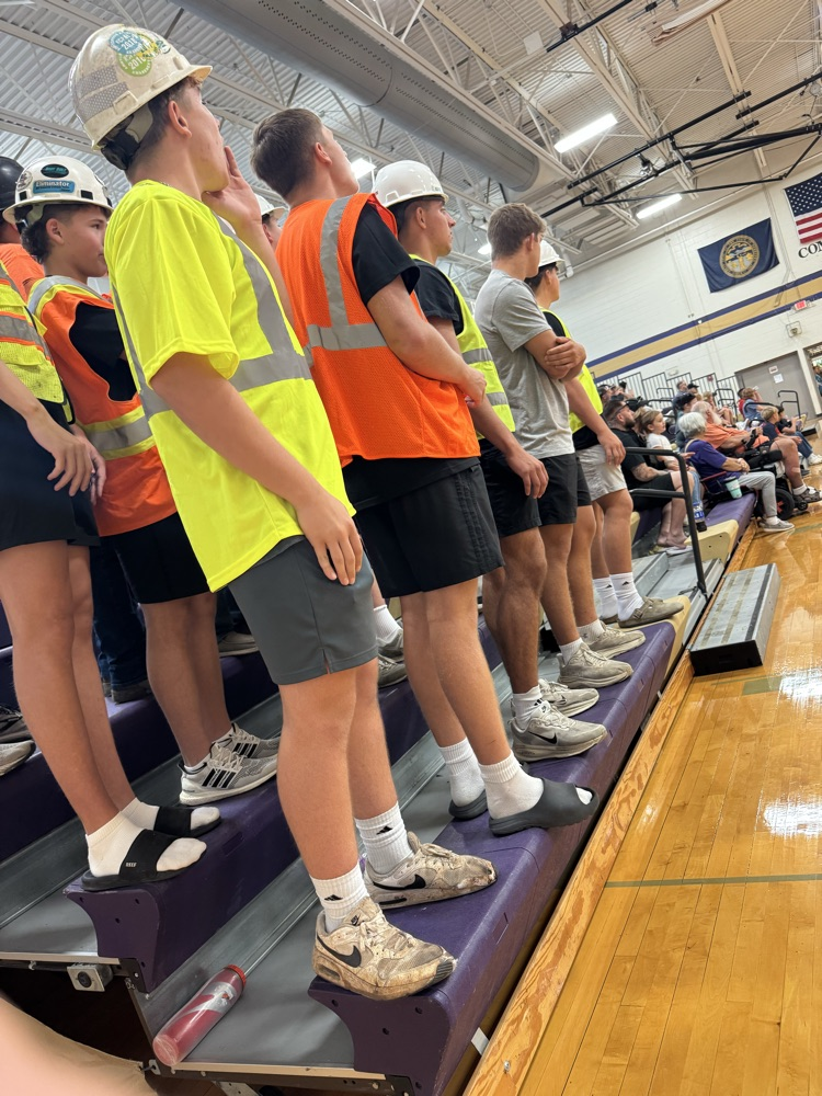 volleyball game versus Falls City
