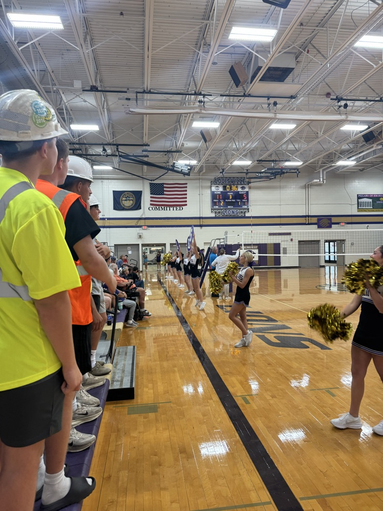 volleyball game versus Falls City