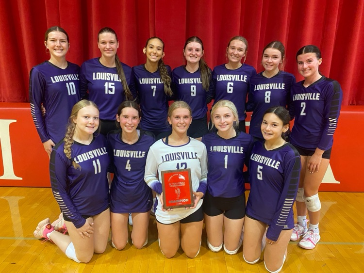 JV volleyball champions