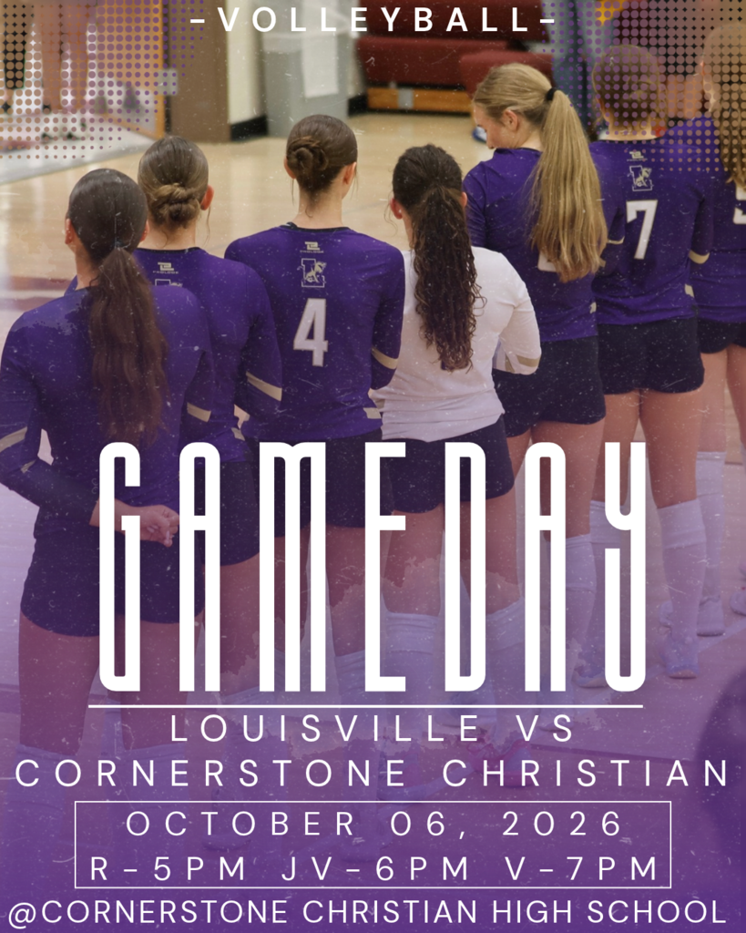Volleyball game 10/6 @Cornerstone Christian