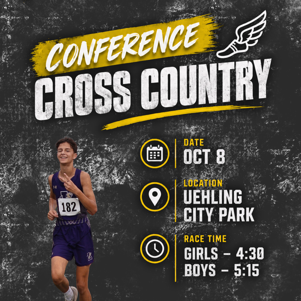Conference Cross Country is October 8th