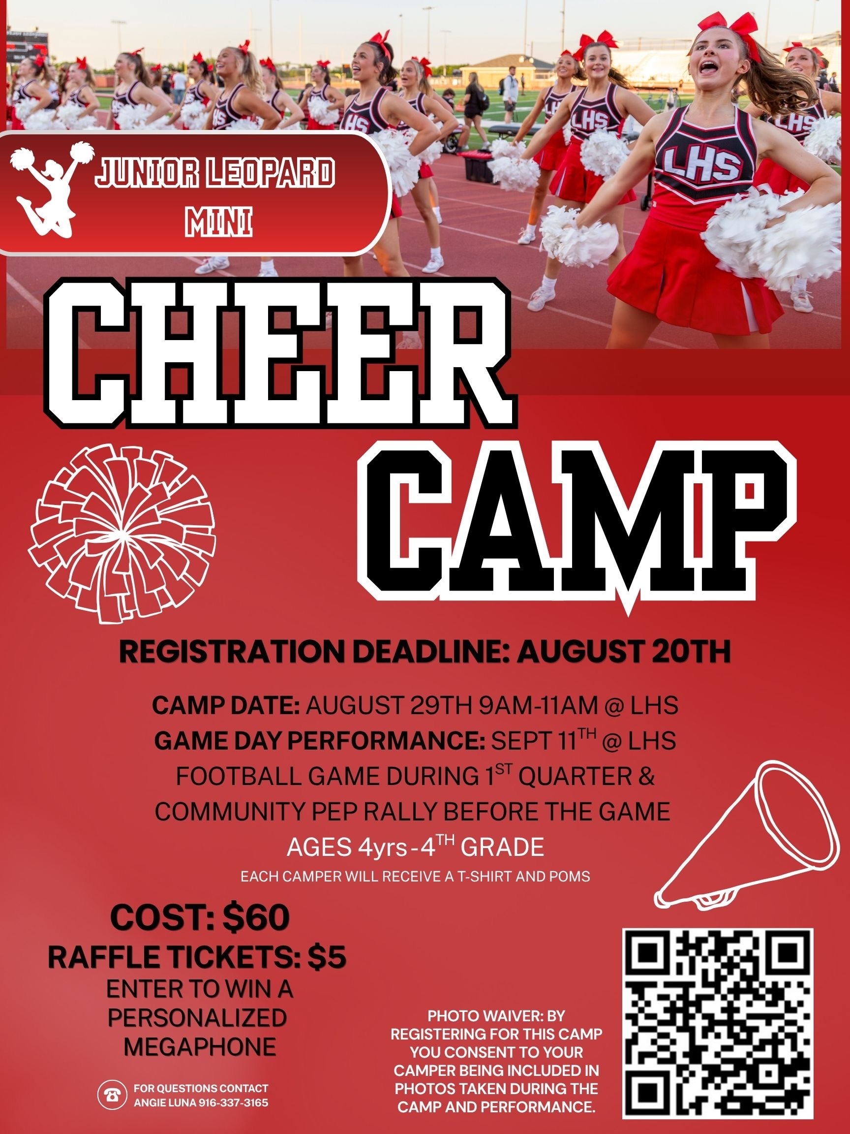 Leopard Mini Cheer Camp (Aug. 29) | Leopard Life