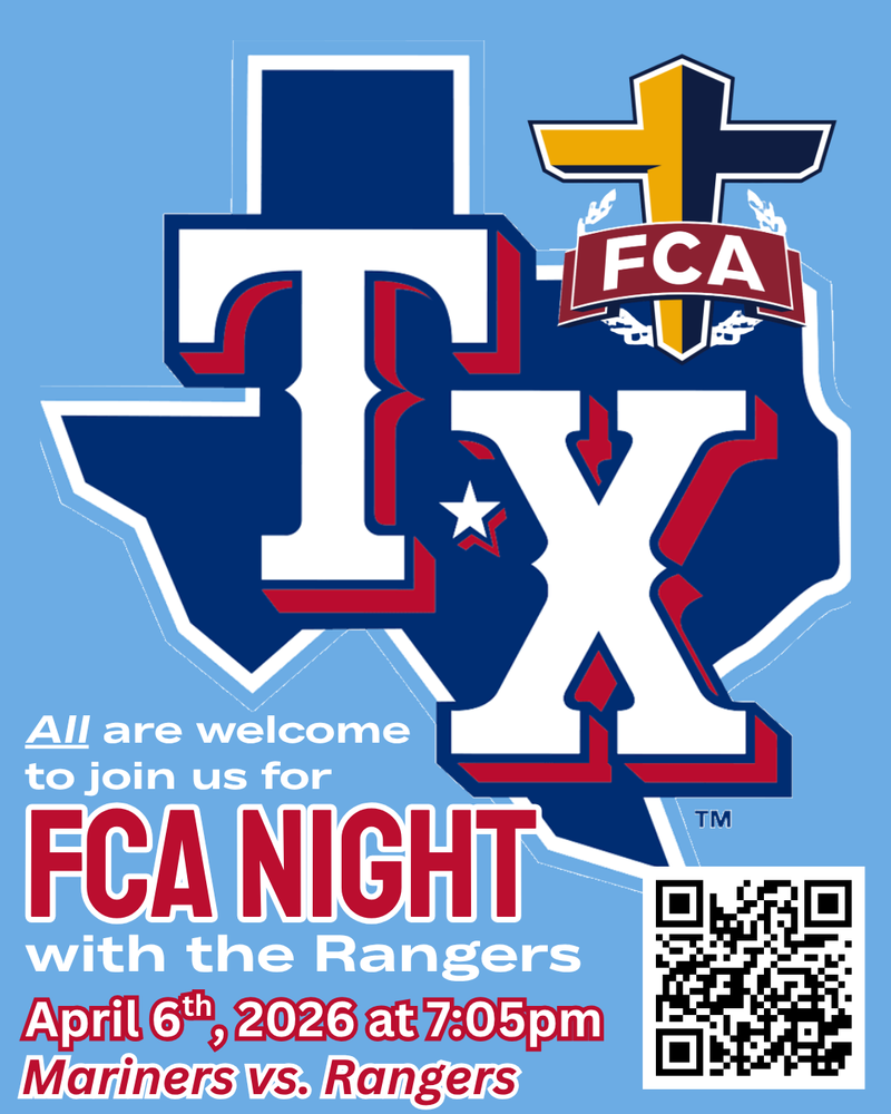 FCA Night with the Rangers