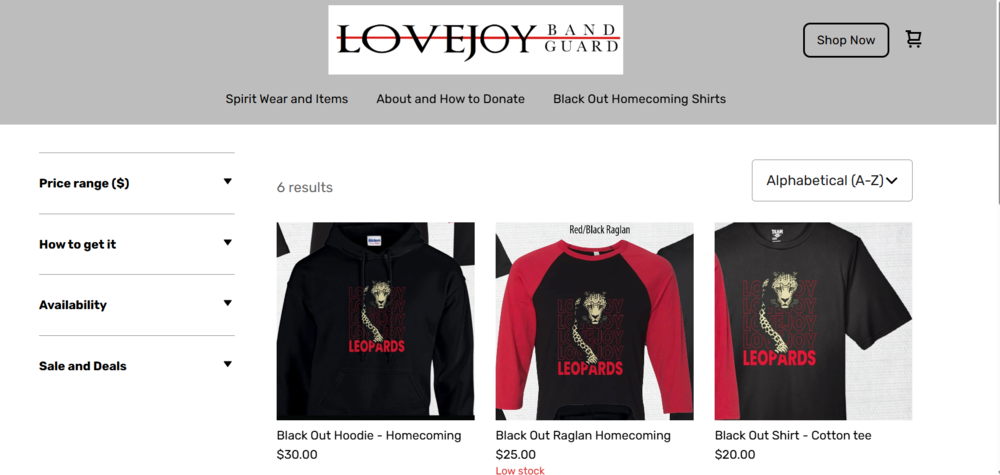 Blackout Shirts