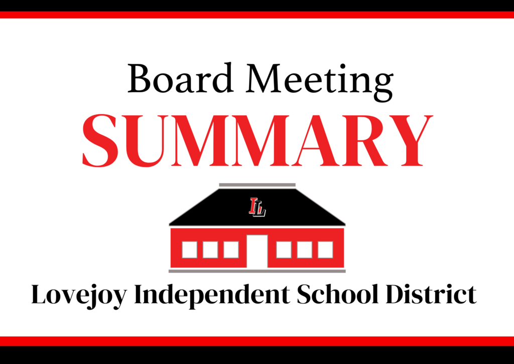 Board Meeting Summary - LISD