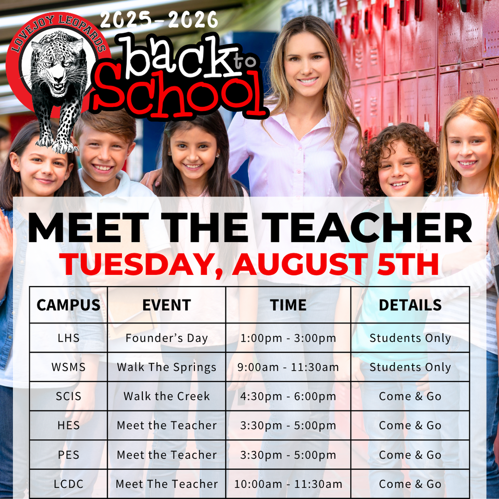 Back to School - Meet the Teacher 