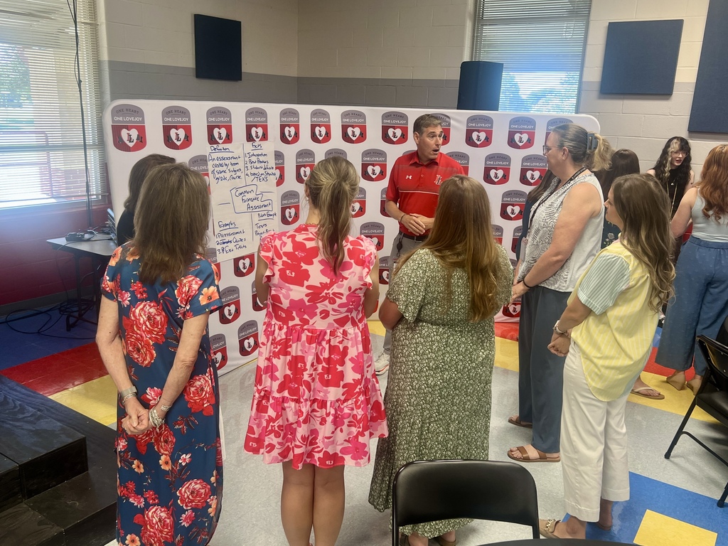 LISD Teachers working in groups at professional development