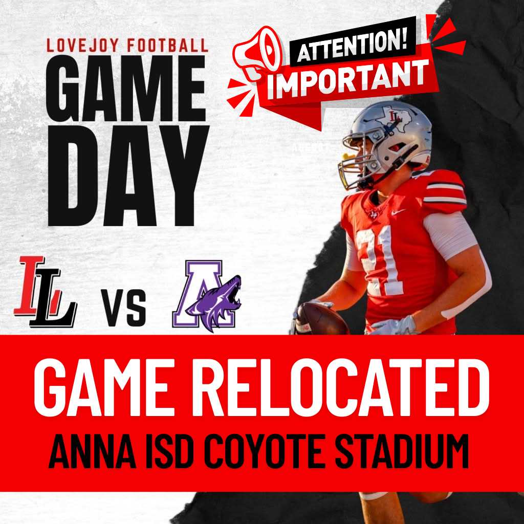 Varsity Football Game Relocated to Anna ISD Coyote Stadium