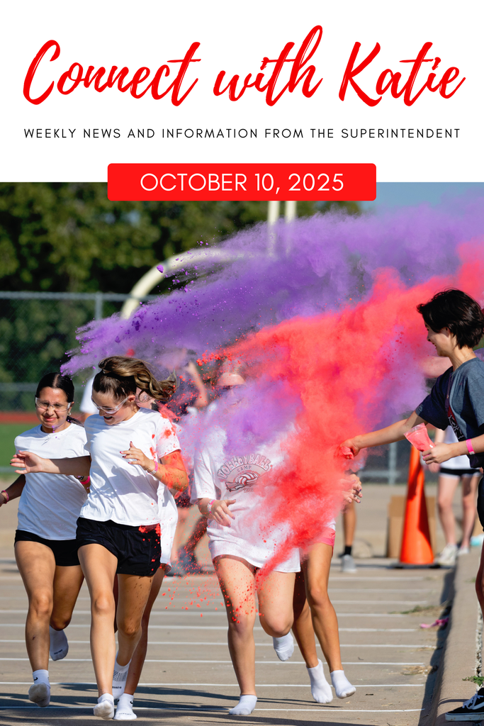 Connect with Katie, October 10, 2025, WSMS Color Run Photo