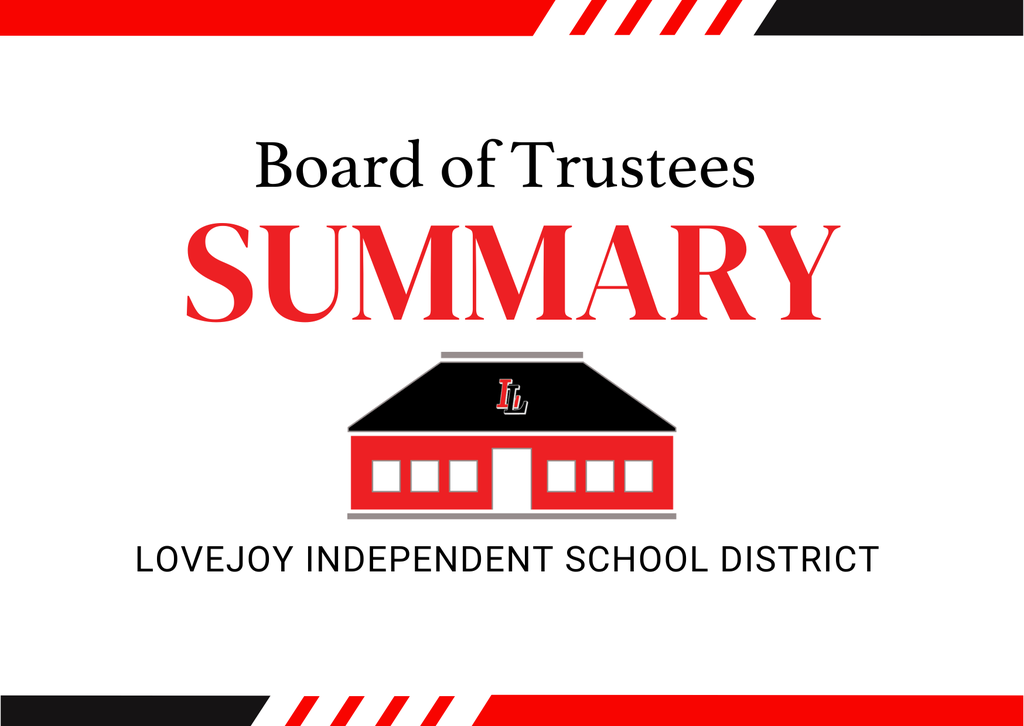 Board Meeting Summary - LISD