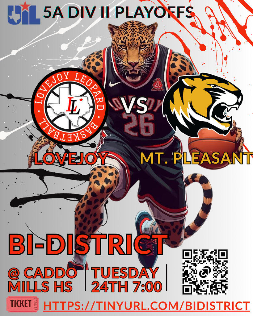 LOJO vs Mt Pleasant @ Caddo Mills 7PM on the 24th