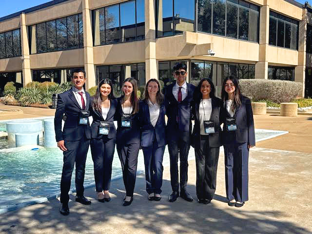 Lovejoy HOSA Students at Area Competition
